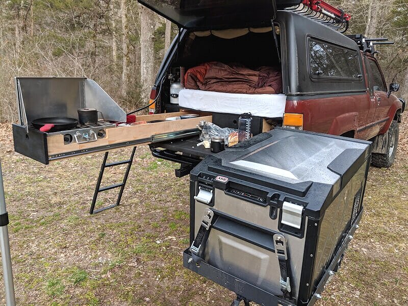 How to use truck bed slides to optimize your camping experience